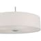 Access Lighting Mid Town, LED Pendant or SemiFlush, Brushed Steel Finish, Fabric 64066LEDDLP-BS/WH - alternate 9